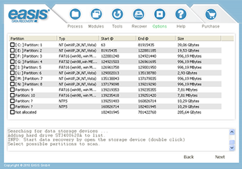 EASIS Data Recovery screenshot 2