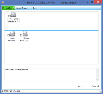 EASIS Drive Cloning screenshot 2