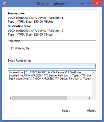 EASIS Drive Cloning screenshot 4