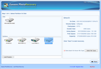 Eassos PhotoRecovery screenshot