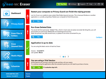east-tec Eraser screenshot