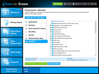 east-tec Eraser screenshot 4