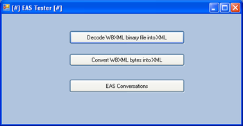 EASTester screenshot