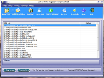 Eastsea Html to Image Converter screenshot