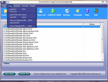 Eastsea Html to Image Converter screenshot 2