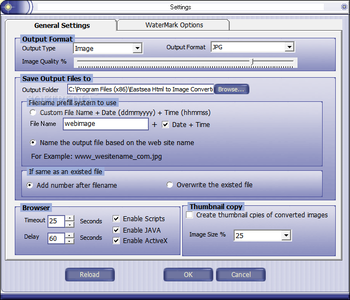Eastsea Html to Image Converter screenshot 3