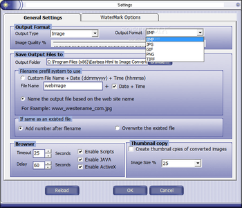 Eastsea Html to Image Converter screenshot 5