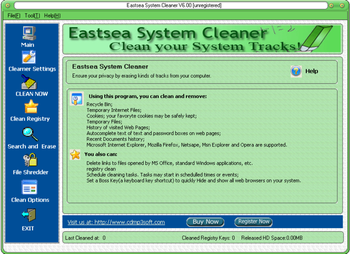 Eastsea System Cleaner screenshot