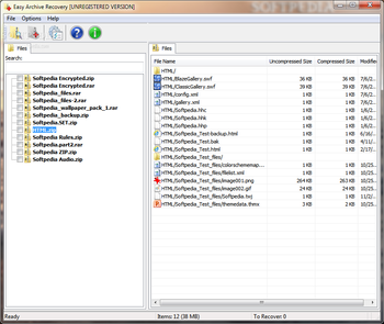Easy Archive Recovery screenshot