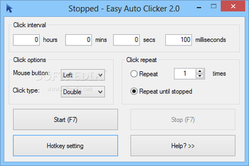 Easy Auto Clicker (formerly H.F.P Auto-Clicker) screenshot