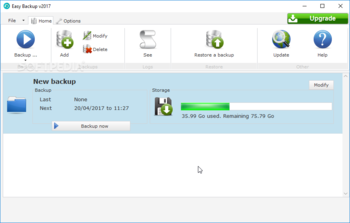 Easy Backup screenshot