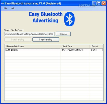 Easy Bluetooth Advertising screenshot