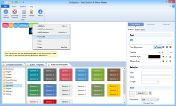 Easy Button & Menu Maker screenshot 7