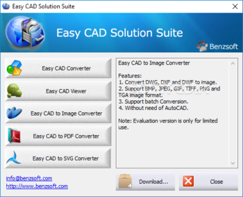 Easy CAD Solution Suite screenshot