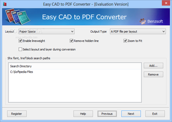 Easy CAD to PDF Converter screenshot 2