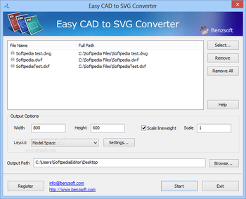 Easy CAD to SVG Converter screenshot