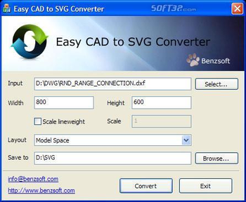 Easy CAD to SVG Converter screenshot 3