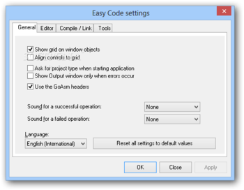 Easy Code for GoAsm screenshot 7
