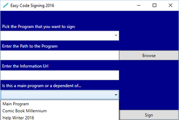 Easy Code Signing screenshot 2