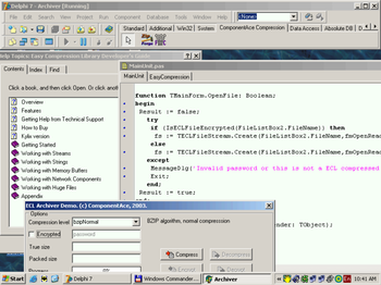 Easy Compression Library screenshot