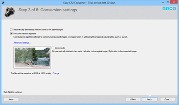 Easy CR2 Converter screenshot 4