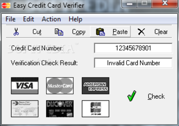 Easy Credit Card Verifier screenshot