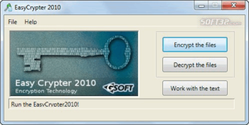 Easy Crypter 2010 screenshot 2