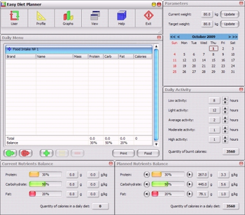Easy Diet Planner screenshot