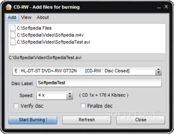 Easy Disc Burner screenshot