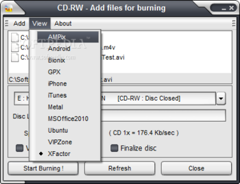 Easy Disc Burner screenshot 2