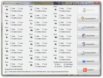 Easy Disk Drive Safeguard screenshot