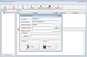 Easy Dump Oracle screenshot