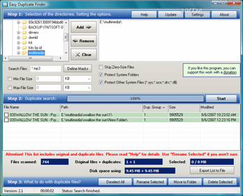 Easy Duplicate File Finder screenshot 2