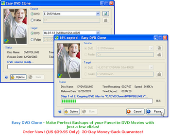Easy DVD Clone screenshot