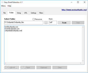 Easy Email Extractor screenshot 2