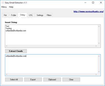 Easy Email Extractor screenshot 3
