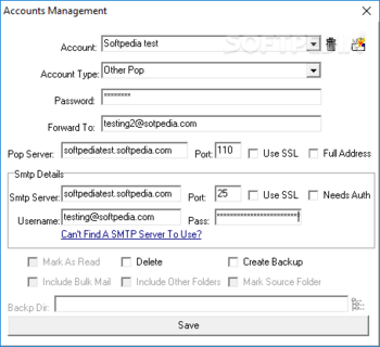 Easy Email Forwarding (formerly GetMail) screenshot 3