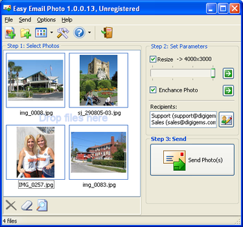 Easy Email Photos screenshot