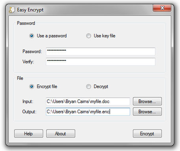 Easy Encrypt screenshot