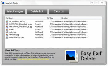 Easy Exif Delete screenshot