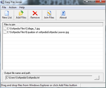 Easy File Joiner screenshot