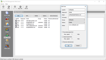 Easy File Management Web Server screenshot 4