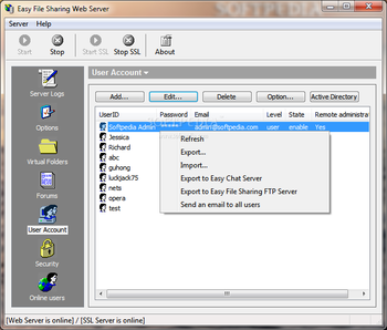 Easy File Sharing Web Server screenshot 4