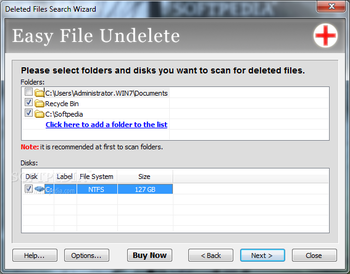 Easy File Undelete screenshot 3