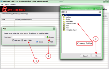 Easy Hide Files screenshot 2