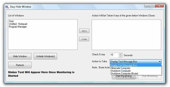 Easy Hide Window screenshot 2