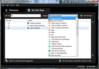 Easy Hot Key screenshot 2