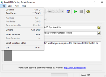 Easy HTML To Any Script Converter screenshot 6