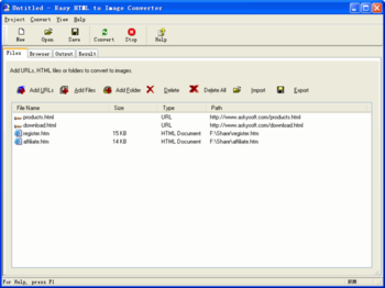 Easy HTML to Image Converter screenshot 2