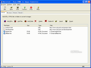 Easy HTML to Image Converter screenshot 3